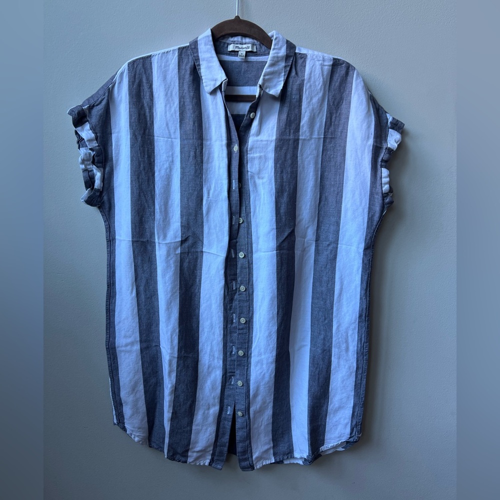 Striped Madewell Shirt Dress